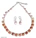 Agate and pearl jewelry set, 'Sun Tribute' 0.6 W 17.9 L
