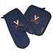 UVA Mitt Potholder Set University of Virginia for Kitchen Tailgating or Barbecue Pot Holder College NCAA Licensed Kitchen Tailgating Accessories make Great Unique GIFT IDEAS for HIM or HER, College Students Fans Men Ladies Woman Women