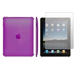 MaryCom PREMIUM QUALIT&Auml;T Crystal Case R&uuml;ckschale Schutzh&uuml;lle Hartschale in Light Violett f&uuml;r Apple iPad + Gratis Displayschutzfolie / CC V iPad