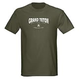 Grand Teton National Park Arch Travel Dark T-Shirt by CafePress