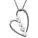 Journey Heart Diamond Pendant Necklace