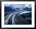 Mt. Blackburn and the Wrangell-St. Elias Mountains Above Kennicott and Root Glaciers, Alaska, USA Framed Art Poster Print by Hugh Rose, 31x25