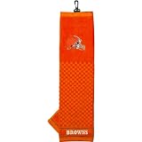 Team Golf Cleveland Browns Trifold Golf Towel with Clip