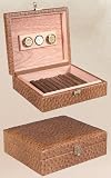 20 Ct. Ostrich Pattern Leather Humidor
