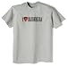 I Love Kazakhstan - T-Shirt Silver (L)