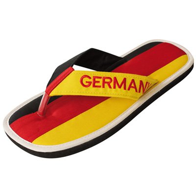 Zimt-Slipper Nawemo “Deutschland”, WM-Edition (Zimtlatschen), Größe 43/44