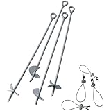 ShelterLogic 4-Piece Auger Anchor Kit, 30-Inch