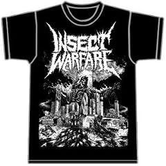 Insect Warfare T-shirt (World Extermination) black Medium