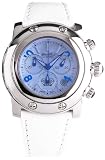 Glam Rock Damen-Armbanduhr XL Chronograph Leder GR10128