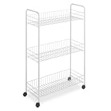 Whitmor 6023-323 Slim Household Cart, White