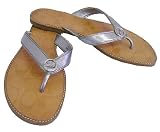 Coach Deney Silver Thong Sandals