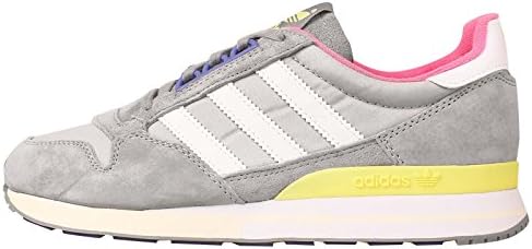 Adidas Women's ZX 500 OG W, MGSOGR GREY/WHITE/YELLOW/PINK, 6.5 US