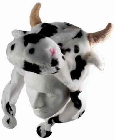 Cow - Aviator Cosplay Plush Hat - Limited Quantity