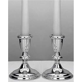 4 Sterling Candlesticks - Set of 2