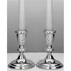 4 Sterling Candlesticks - Set of 2 by The Storage Store