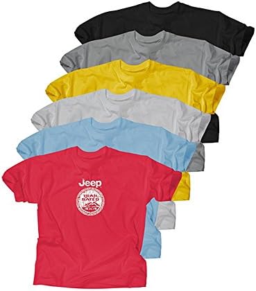 Trail Rated Jeep Tee (Available in 6 Colors) (2XL, Silver)