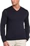 Claiborne by John Bartlett Men's Long Staple Cotton Sweater, Pinstripe Combo, XL