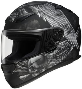 Shoei Rf-1100 Merciless Tc-5 SIZE:XSM Full Face Motorcycle Helmet