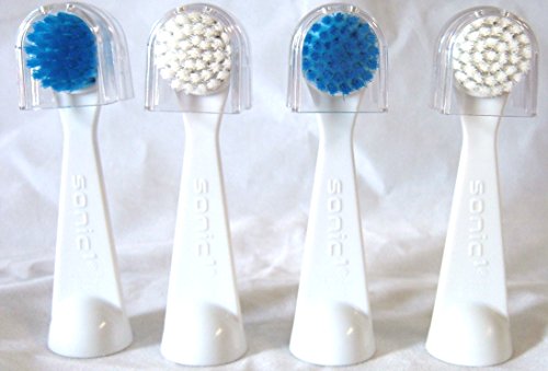 Cybersonic 3 Deluxe Brushes, 4 Brushes