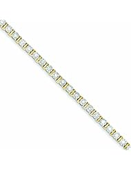 2.1 Carat 14K Gold Diamond Bracelet