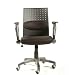 Black Fabric Ergonomic Executive Chair By Leda Home Furnishing