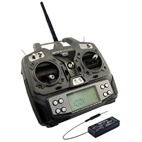 Optic 6 2.4GHz Tx w Optima 7Ch Rx from Toy RC Airplanes