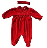 Minibasix Baby Girl Christmas Coverall