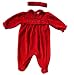 Minibasix Baby Girl Christmas Coverall