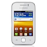 Samsung GT-S5630L Galaxy Y Unlocked Quad-Band 3G GSM Phone with Android OS, 3-Inch Touchscreen, 2MP Camera, Wi-Fi and GPS - US Warranty - White
