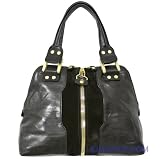 Jimmy Choo Black Leather Medium Malindi Handbag MALINDI-MSCDBK