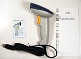 Ruby Electronics TS-2100 Hand-held Long Range CCD Barcode Scanner USB Interface