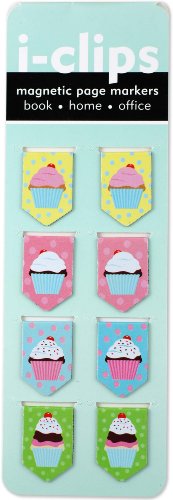 Cupcake i-clips Magnetic Bookmarks