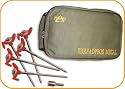 Threadpegs Screw-In Tent Pegs Steel: Pack of 20
