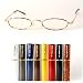 Classic Spring Hinged Reading Glass with Metal Case (5 3/4h x 1w)