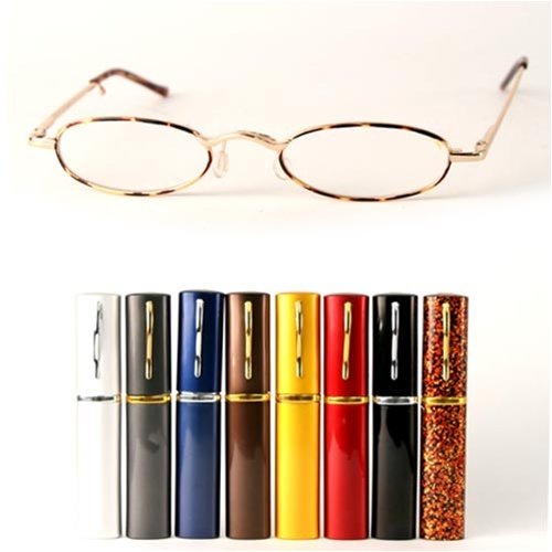 Buy Classic Spring Hinged Reading Glass with Metal Case (5 3 4h x 1w) now!