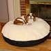 Pet Bed - Lamb Round Small (Black) (25