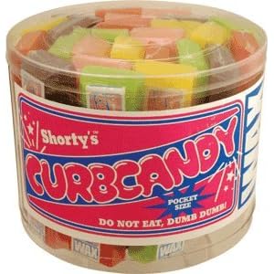 Click here to buy SHORTY'S CURB CANDY WAX 50 piece container.