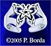 Butterfly Pentacle Toe Ring
