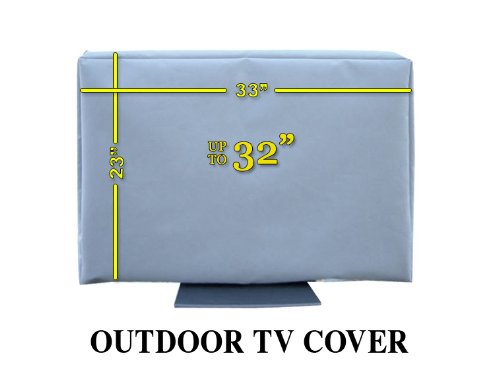 32 Outdoor TV Cover (Soft Non Scratch Interior)Also fits 26 27 30