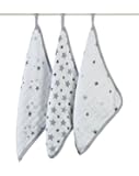 aden + anais 3 Pack Muslin Washcloths, Twinkle