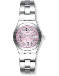 Swatch Irony Medium Ciel Clair Violet Ladies Watch YLS706G