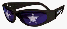 Click here to buy Dallas Cowboys Titan Sunglasses (Black Matte) by Jax.
