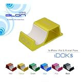 ALON iDokS Yellow スマートアルミニウムスタンド for iPod / iPhone＆All Smart Phone