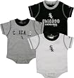 Newborn Chicago White Sox 3-Piece Body Suit Set