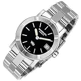 Raymond Weil Parsifal W1 - WoMens Black Stainless Steel Date Watch by Raymond Weil