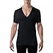 Thompson Tee Hydro-Shield - Men's Deep V-neck - Black - XX-Large