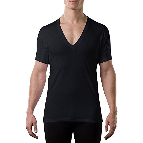 Thompson Tee Hydro-Shield - Men's Deep V-neck - Black - XX-Large