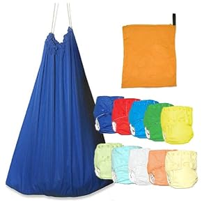 12 One-size Mommy's Touch Snap AIO Diaper Package