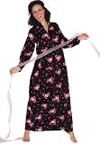 Woman Within Plus Size Long zip front A-line microfleece robe by Dreams and Co.