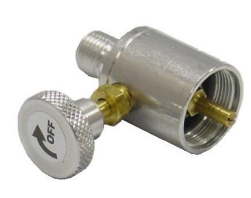 Mr. Heater Propane Post Adapter Valve 9/16 Inch Left Hand Thread x 1 Inch-20 Female Throwaway Cylinder Thread #F271725